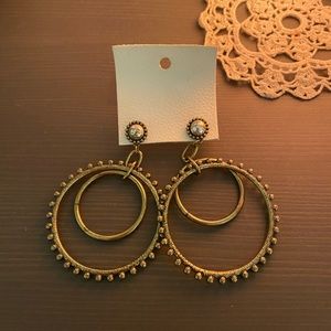 Free People Bohemian Hoop Earrings